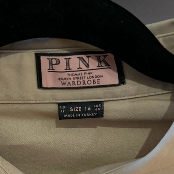 Pretty Beige PINK Women’s Ruched Blouse - Picture 3 of 3